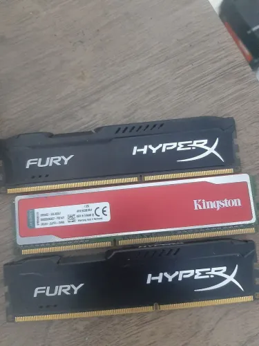 MEMORIA RAM 4GB HYPER X E KGNST GAMMER DDR3 valor de cada uma