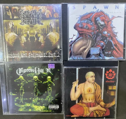 Cds metal, rap,  valores na descrição 