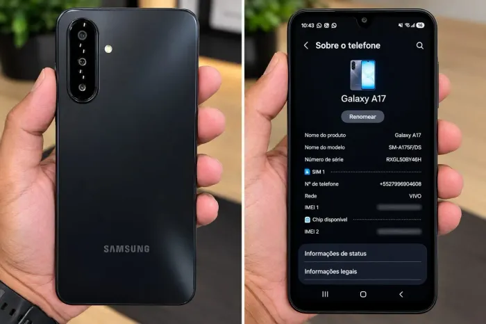 Galaxy A17 5G 128gb somente venda