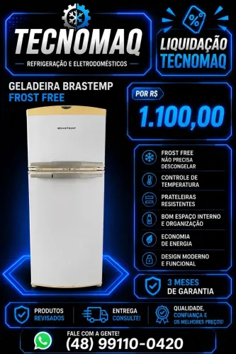 Geladeira na promoção