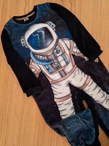 Pijama macacão pelo infantil inverno menino Tileesul