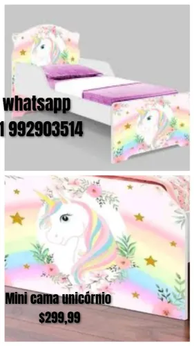 Mini cama unicórnio com colchão # promoção 10x sem Juros