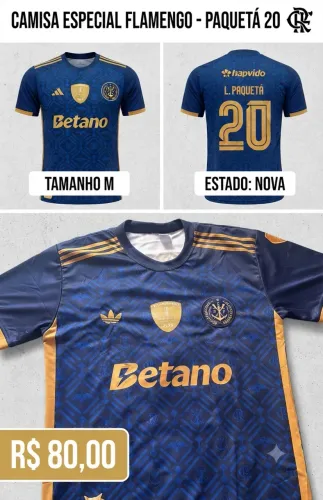 Camiseta Flamengo Azul 2025