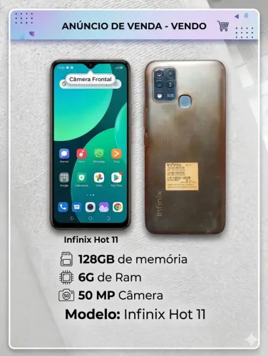 Celular Infinix hot 11
