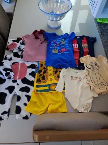 Roupinhas de bebê 8 peças 