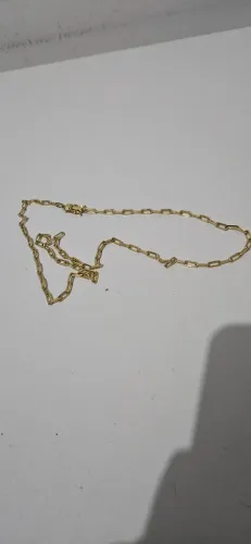 Corrente banhada a ouro