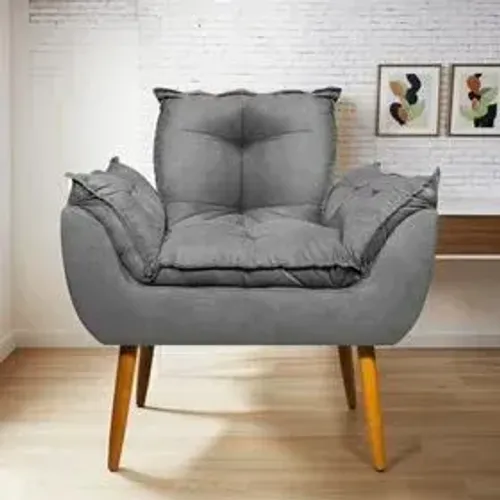 Poltrona Decorativa Opalla Para Sala - (Oferta)!!