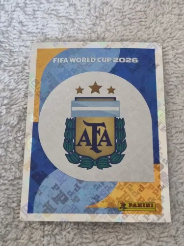 Figurinha escudo da Argentina Albúm panini 2026