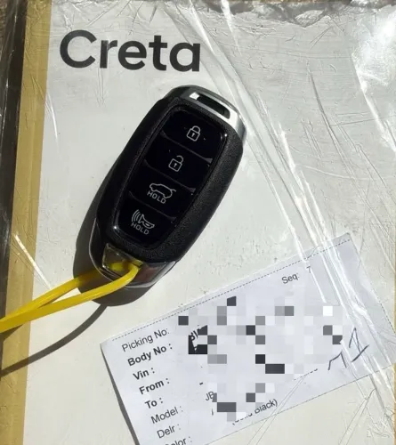 Chave Presencial Creta 2024 (Smart Key)