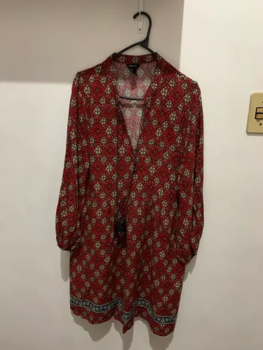 Vestido Boho Vermelho (Forever 21)