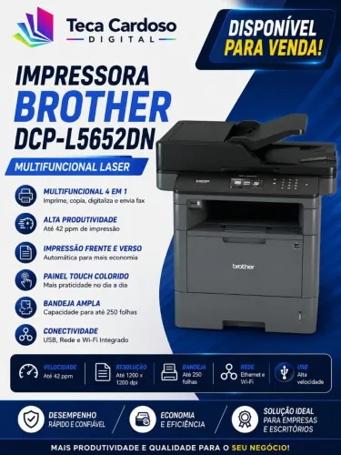 Impressora e copiadora de vários modelos, diversos preços e configurações.