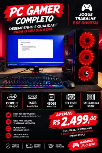 Computador GAMER ENTRADA