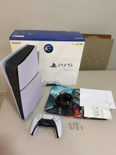 Ps5 slim 1Tb Nota e garantia Passo cartão