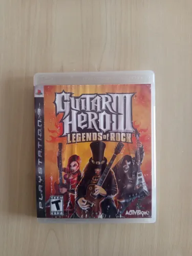 Guitar Hero III: Legends of Rock PS3 - Completo <br><br>R$60,00<br><br>A pronta entrega 