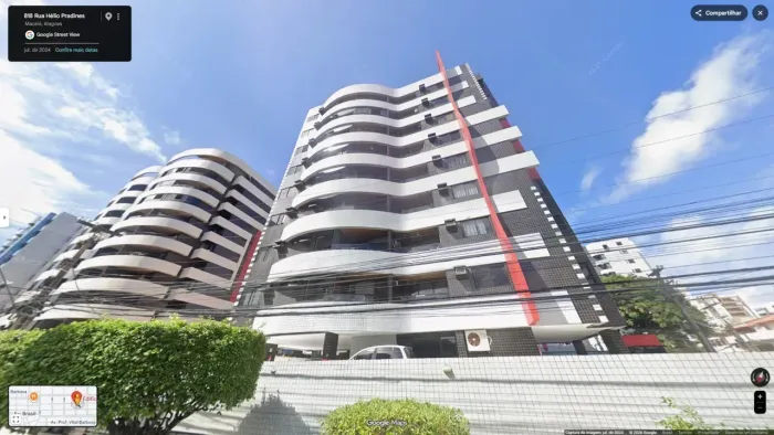 Apartamento Nascente com 2 Quartos e Varanda à venda na Ponta Verde