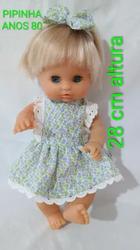 Relíquia* década de 80 boneca PIPINHA da estrela