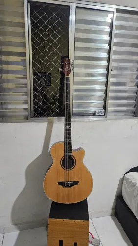 Baixolão com capa bag - Baixo acústico violão