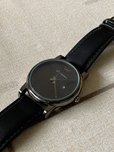Relógio Empório Armani - Linha Premium - Pulseira Couro