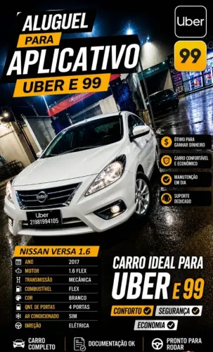 Nissan Versa SV 1.6 16V Flexstart 4P Mec. 2017