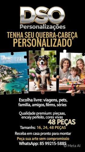 QUEBRA CABEÇA PERSONALIZADO