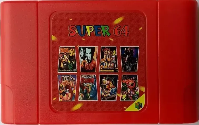 Cartucho fita Nintendo 64 com 340 jogos em um só cartucho só os clássicos- Produto novo