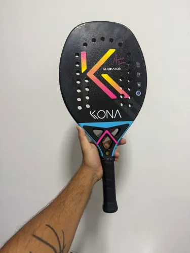 Raquete beach tennis kona gladiator andré baran 2025