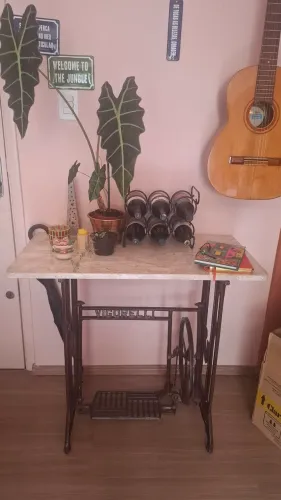 Mesa máquina costura