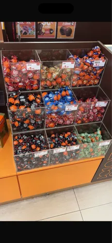 Acrílicos para exposição de trufas, tabletes ou doces