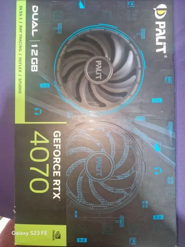 Placa de vídeo nvidea Gforce Palit RTX 4070 - 12GB