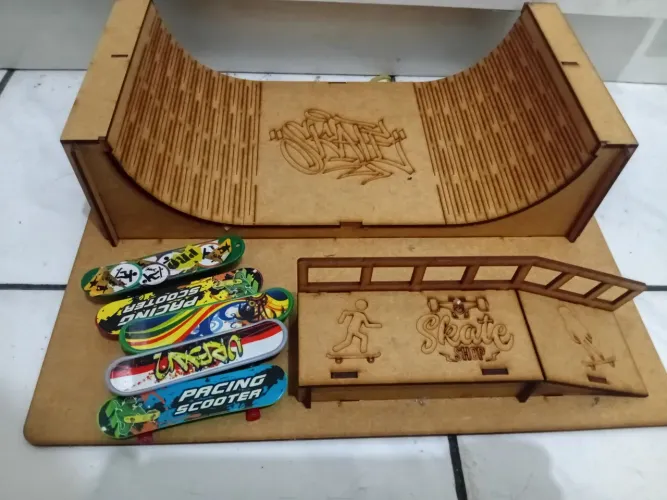 Mini Pista de Skate para seu filho brincar!