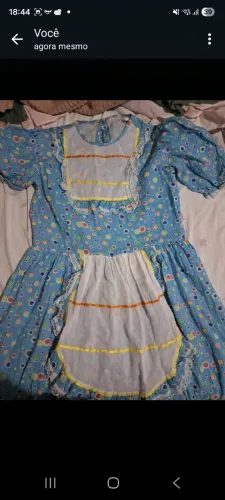 Vestido de jeca muito lindo