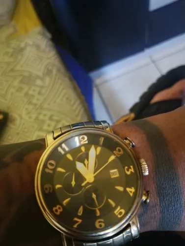 Relógio Techinos Série Ouro...conservadissimo