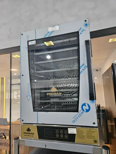 forno elétrico turbo 8 formas com vapor - novo