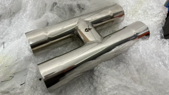 H-pipe para escapamento de 2,5 pol em inox 