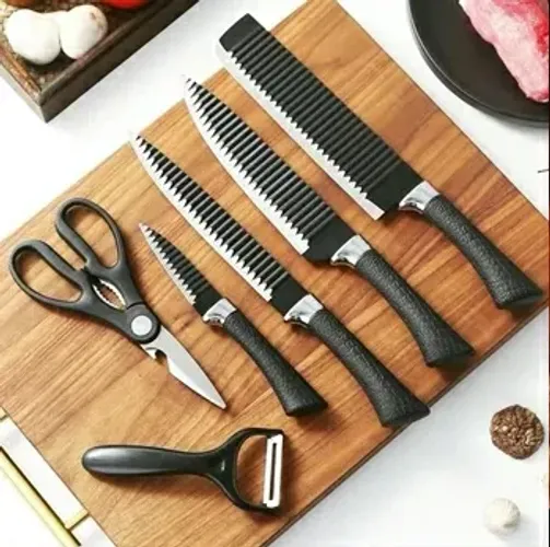 Super Kit 6 Peças Facas Antiaderente - PAGUE NA ENTREGA - FRETE GRÁTIS