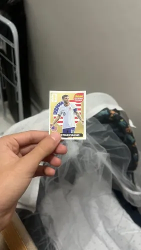 Figurinha Ouro Copa do mundo 2026. Jogador Pulisic