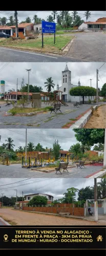 Terreno no Alagadiço em frente à praça - Murado - 3km da Praia de Mundaú