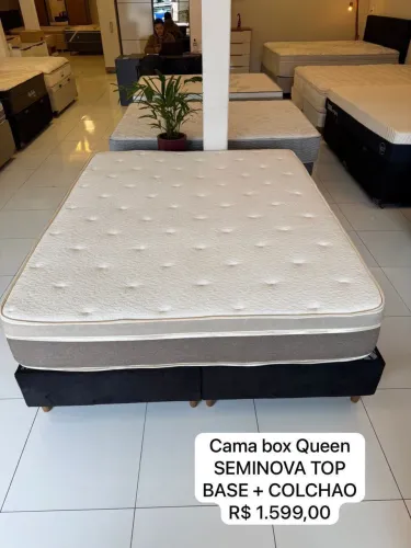 Cama box CASAL QUEEN 1,98 x 1,58 Ortobom - Entrego!