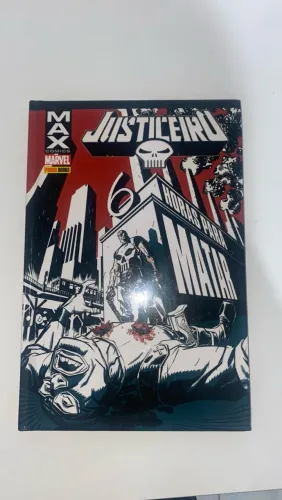 HQ Justiceiro MAX - 6 Horas Para Matar - Panini Capa Dura