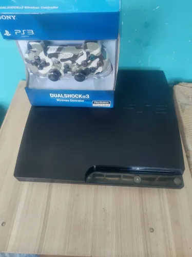 Ps3 desbloqueado no Hen HD 120gb original do aparelho com um controle novo paralelo 