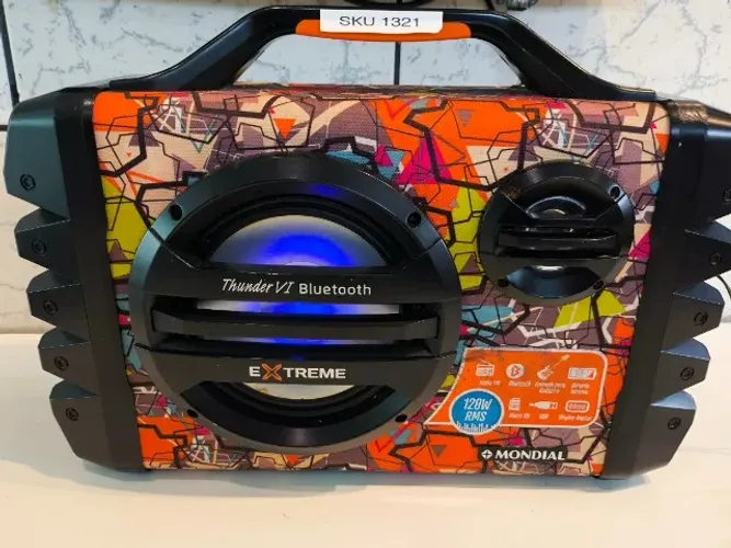 Caixa De Som Portátil Mondial Thunder VI Extreme Mco-06120w USADA 
