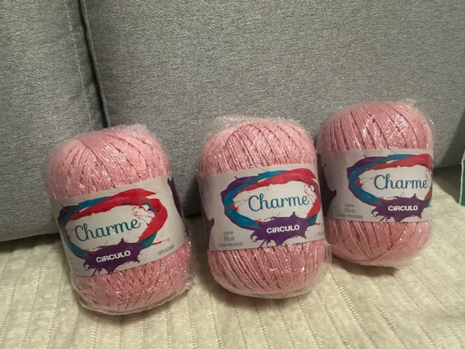 Fio de crochê charme