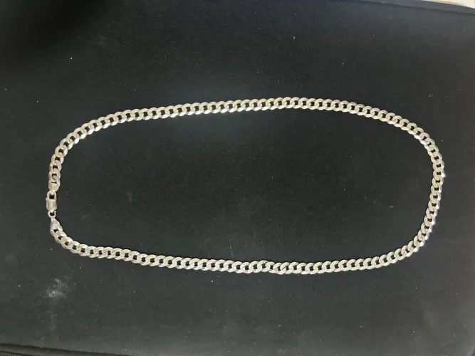 Cordão escama de peixe pra 925