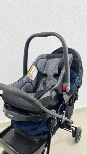 Carrinho Cosco + Bebê Conforto nunca usado | Excelente estado + estofado extra