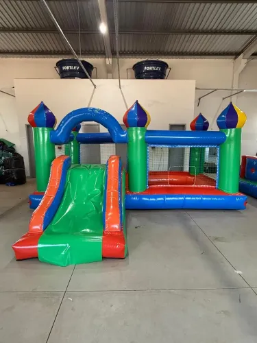 Aluguel de Piscina Inflável + Tobogã | Entrega Rápida