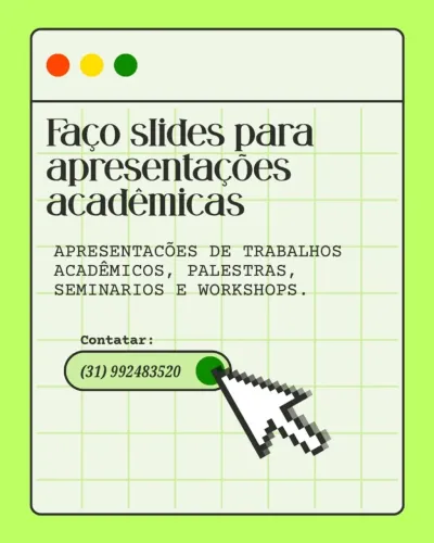 Slides - Trabalhos academicos, palestras, workshops