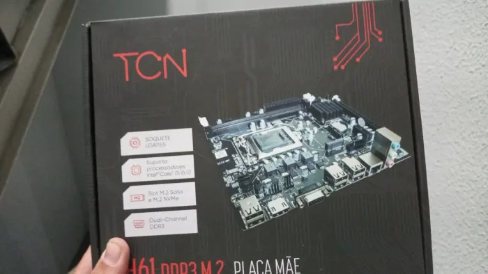 placa Mãe TCN H61 DDR3 M.2 LGA 1155