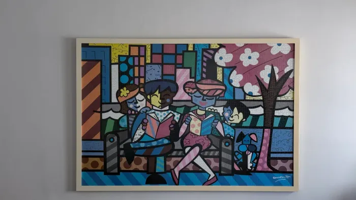 Quadro Romero Brito Quebra Cabeça 111 X 161