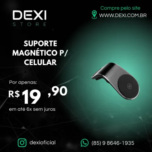 SUPORTE MAGNÉTICO P/ CELULAR