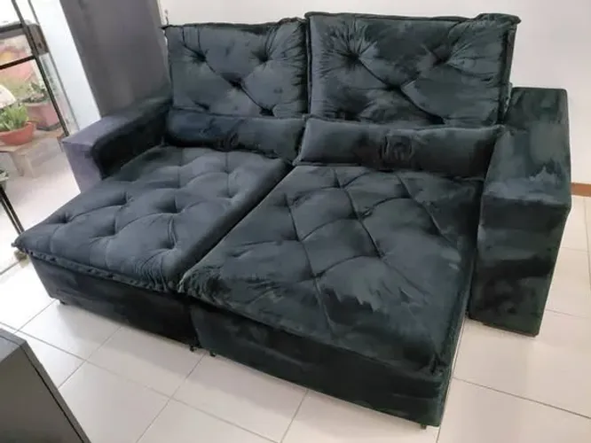 Lindo sofá 3 lugares retrátil e reclinável. Precinho!